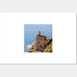 The Crowns Pumping Engine House, Botallack Mine, Cornwall Posters and Art